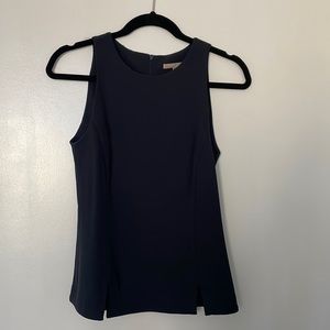 Banana Republic navy blue fabric fitted tank